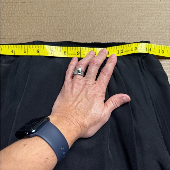 Vintage ARGENTI womens 8 100% Silk Maxi Opera Length Skirt Hong Kong Walk-Slit - Picture 11 of 11